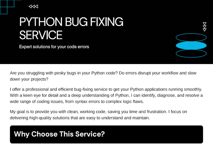 fix bugs in python, c or javascript and debug your code fast